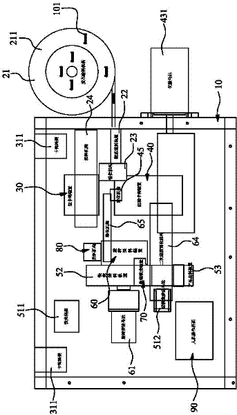 Terminal type lvds connector automatic assembly machine