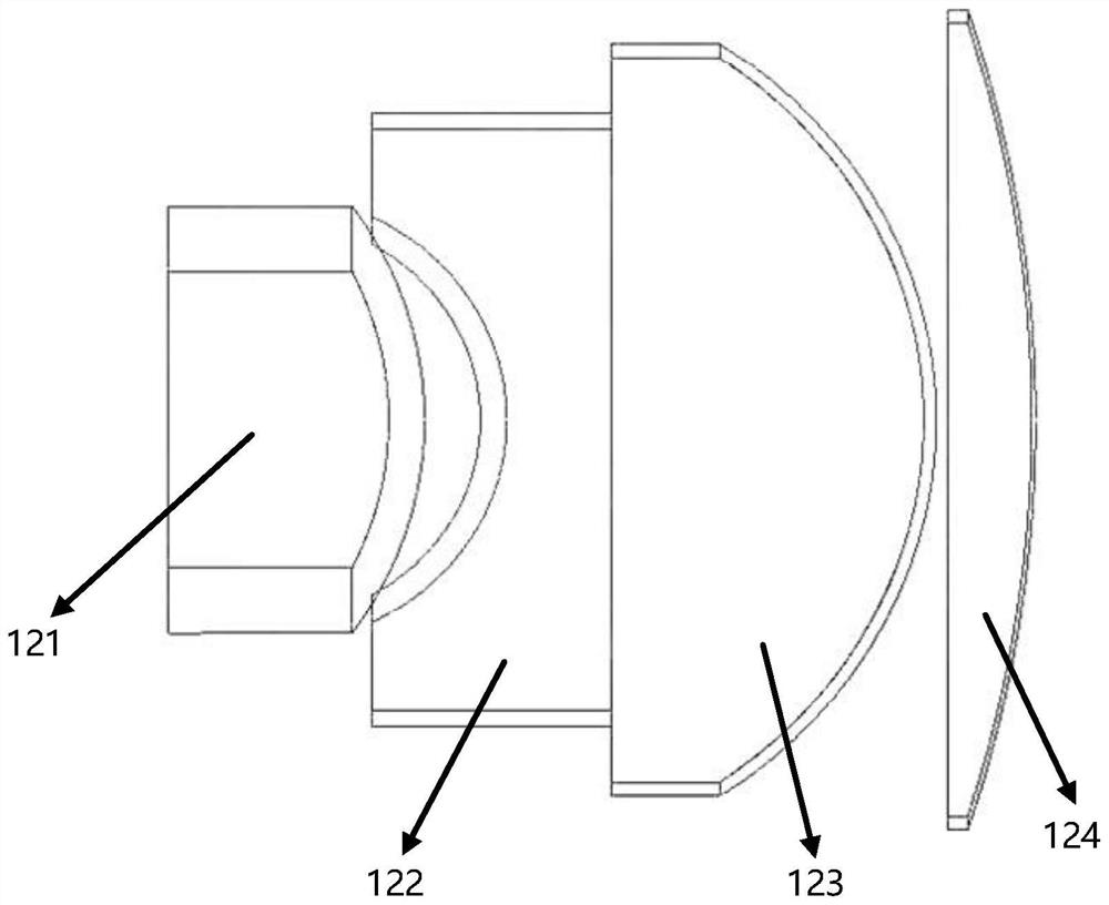 Near-to-eye display device for augmented reality and augmented reality display equipment