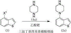 New method for preparing 4-(1-piperazinyl)benzo[b]thiophene