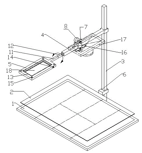 Auxiliary support for photographing through mobile phone or camera