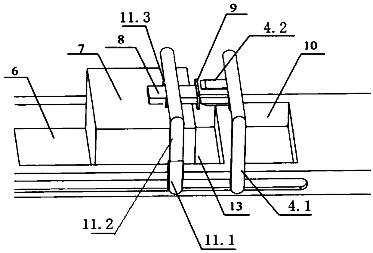 A dismantling method and device for a lithium battery case