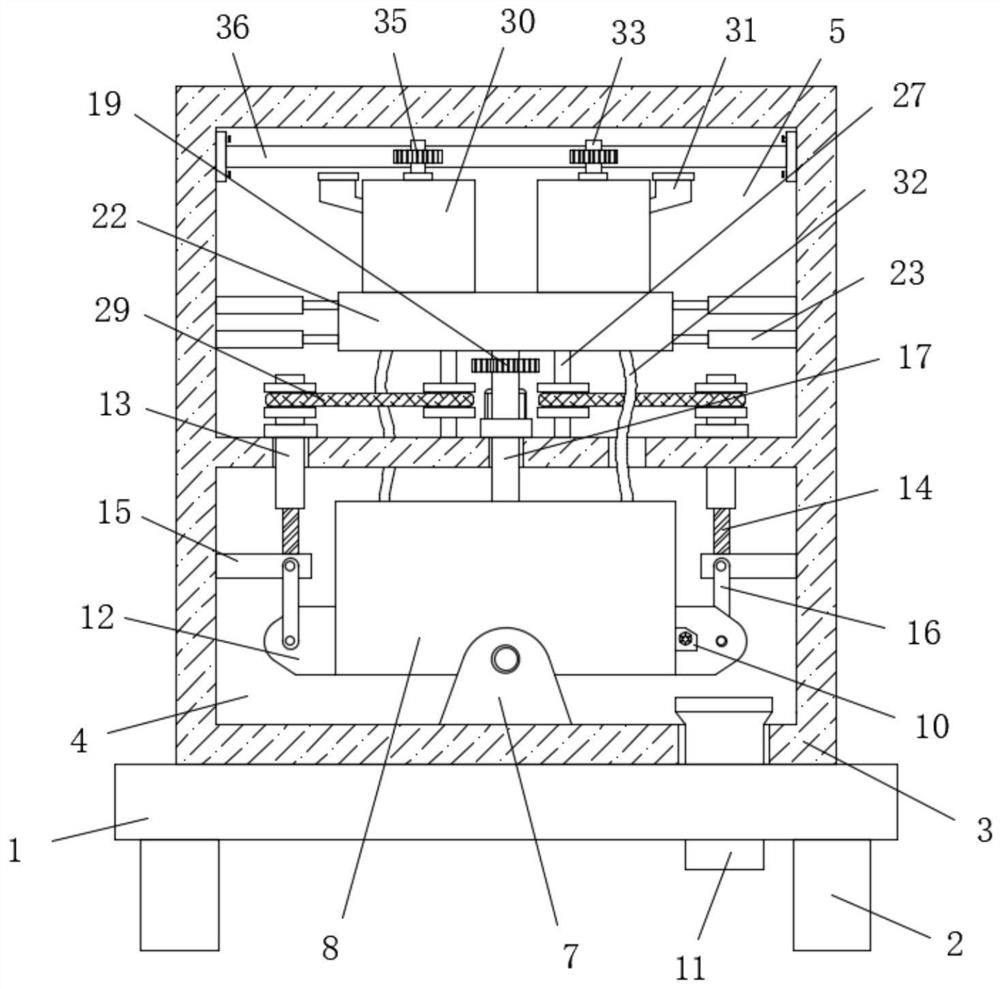 Processing equipment for degradable plastic bag production and degradable plastic bag production technology