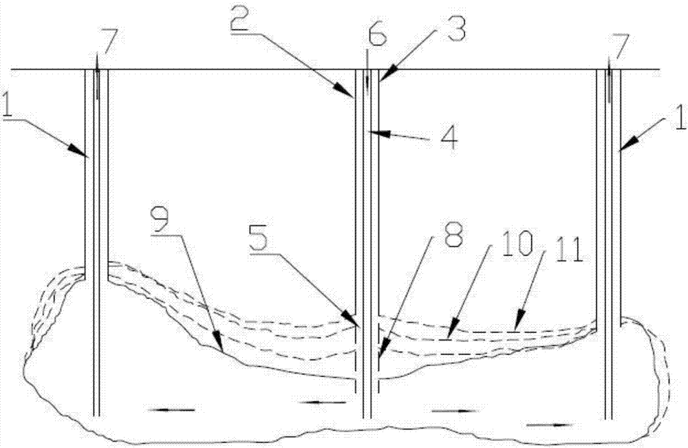 Salt cavern building method based on opposite-well mining type old wells and application thereof