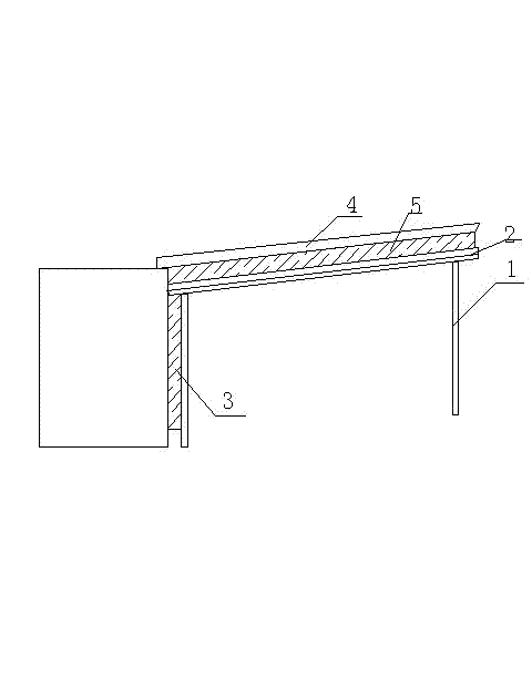 Leakage-proof stope face roof