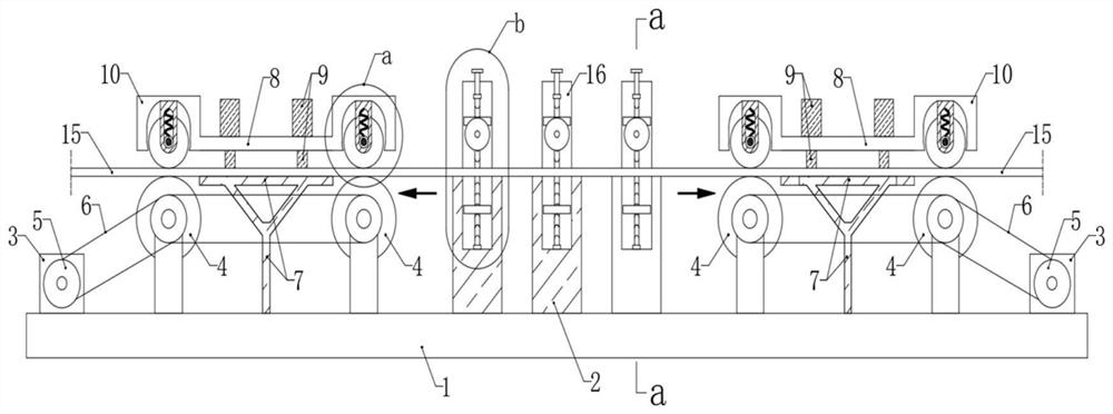 A punching device for garment production