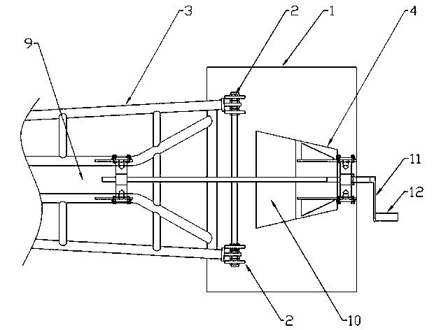 Mast lifting device