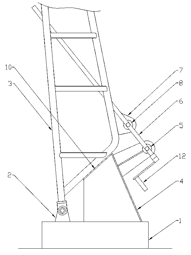 Mast lifting device