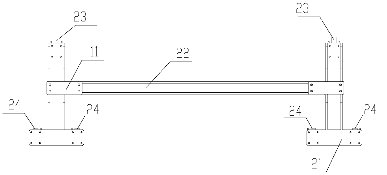 Supporting platforms with adjustable dip angles and adjusting support