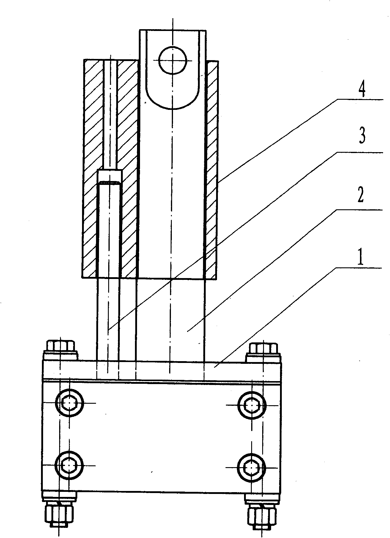 Dual-guide-pillar positioning device for welding machine