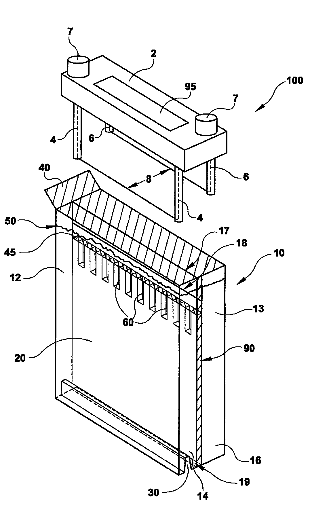 Monolithic electrophoresis gel system