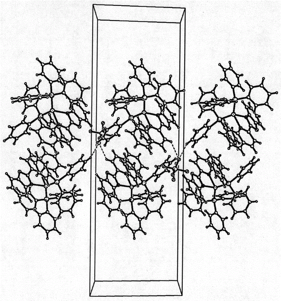 A new crystal form of benzoxazolyl quinoline cuprous complex luminescent material and its preparation method