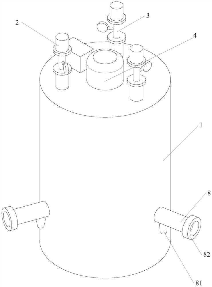 An extraction and separation tank and its use method