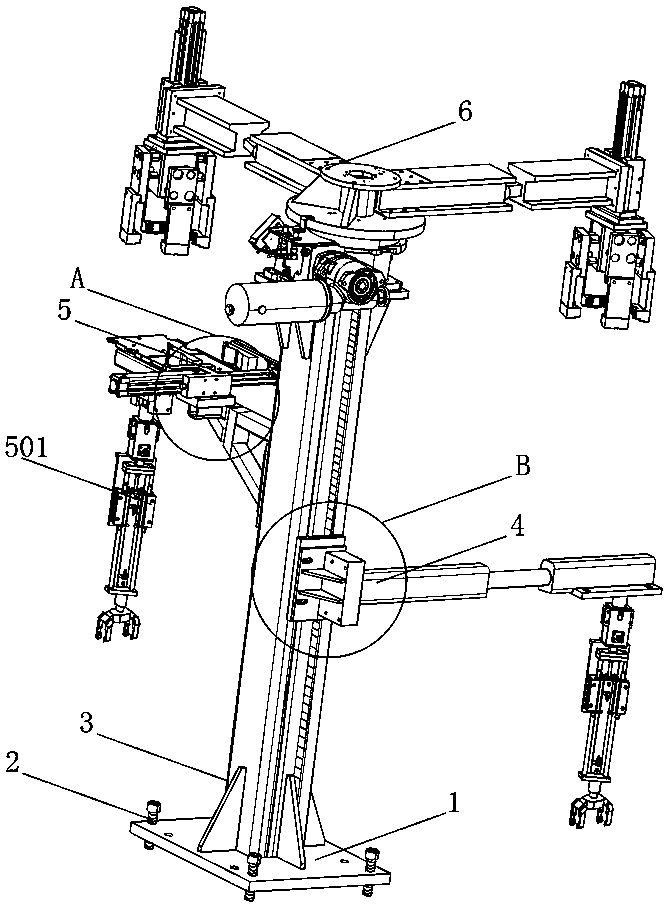 Shield tunneling machine tunnel internal segment unloading device and working method thereof