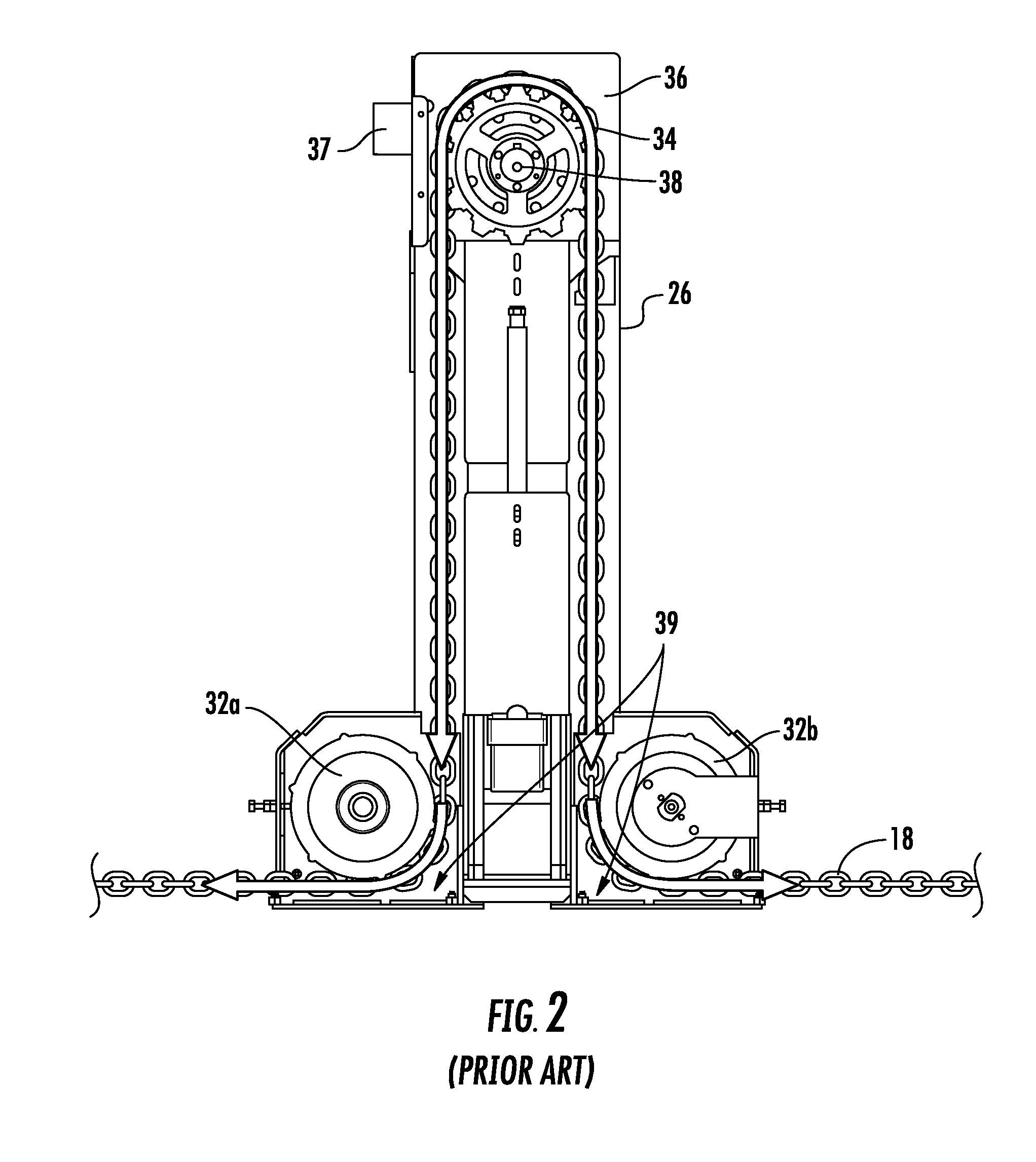 Automatic scraper chain tensioning apparatus