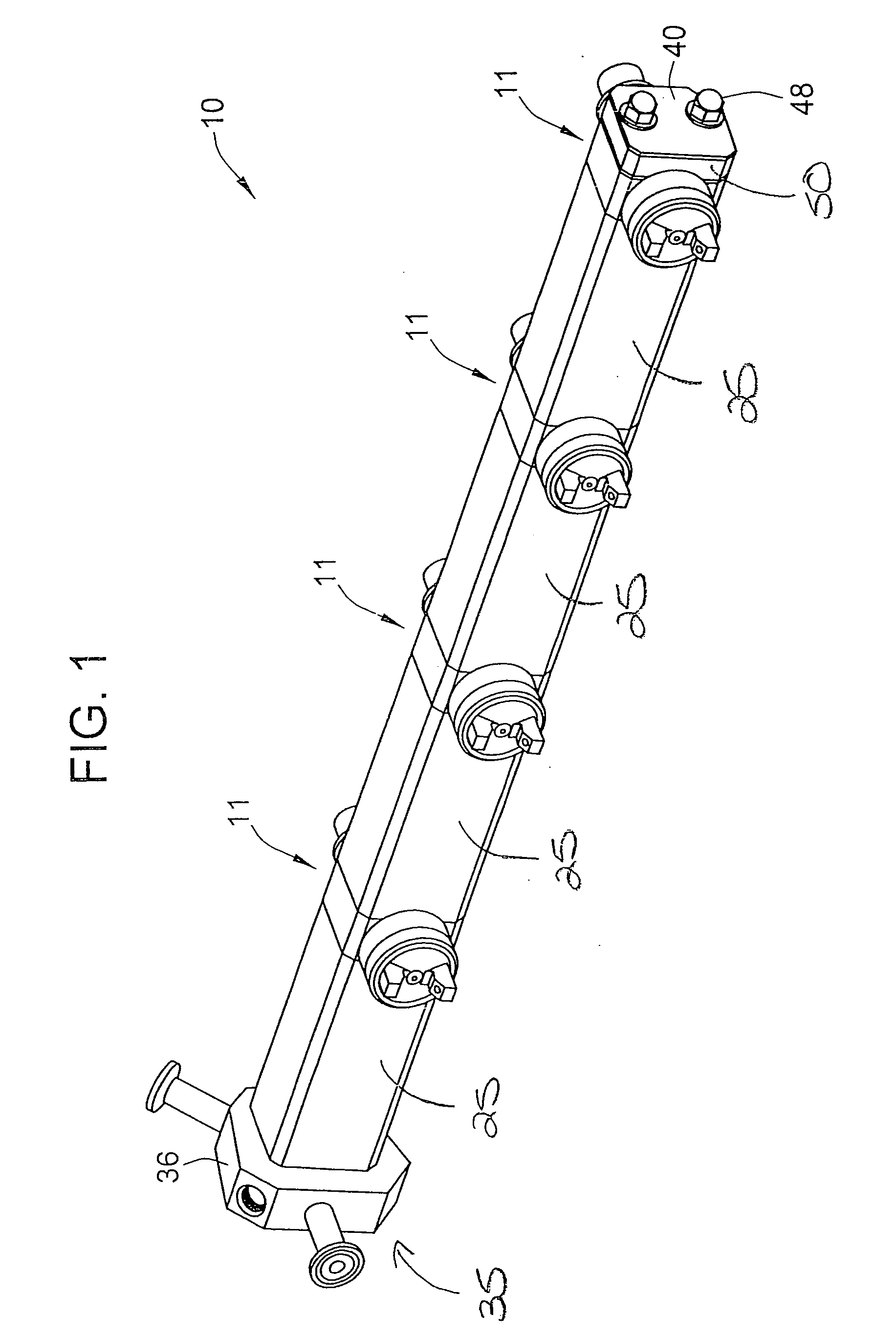 Modular automatic spray gun manifold