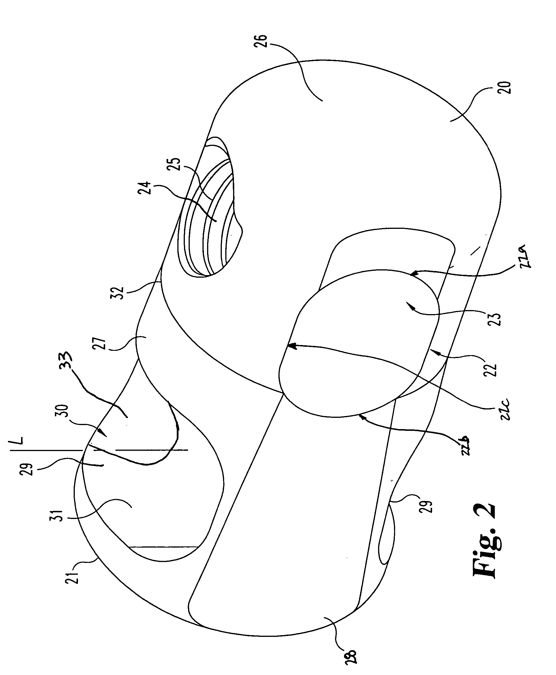 Transfer ring for offset tapered 3D connector