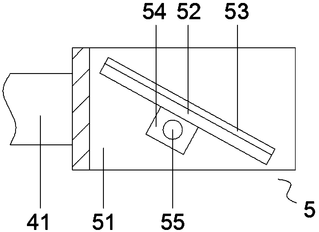 Dust collecting hopper supporting base