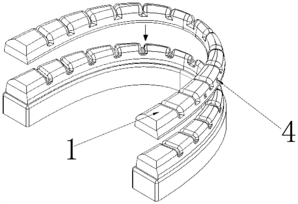 Invisible brace accessory installation device and method capable of achieving self-service precise positioning and convenient installation