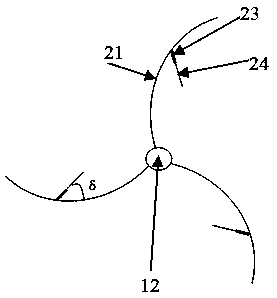 An impeller for hydroelectric power generation