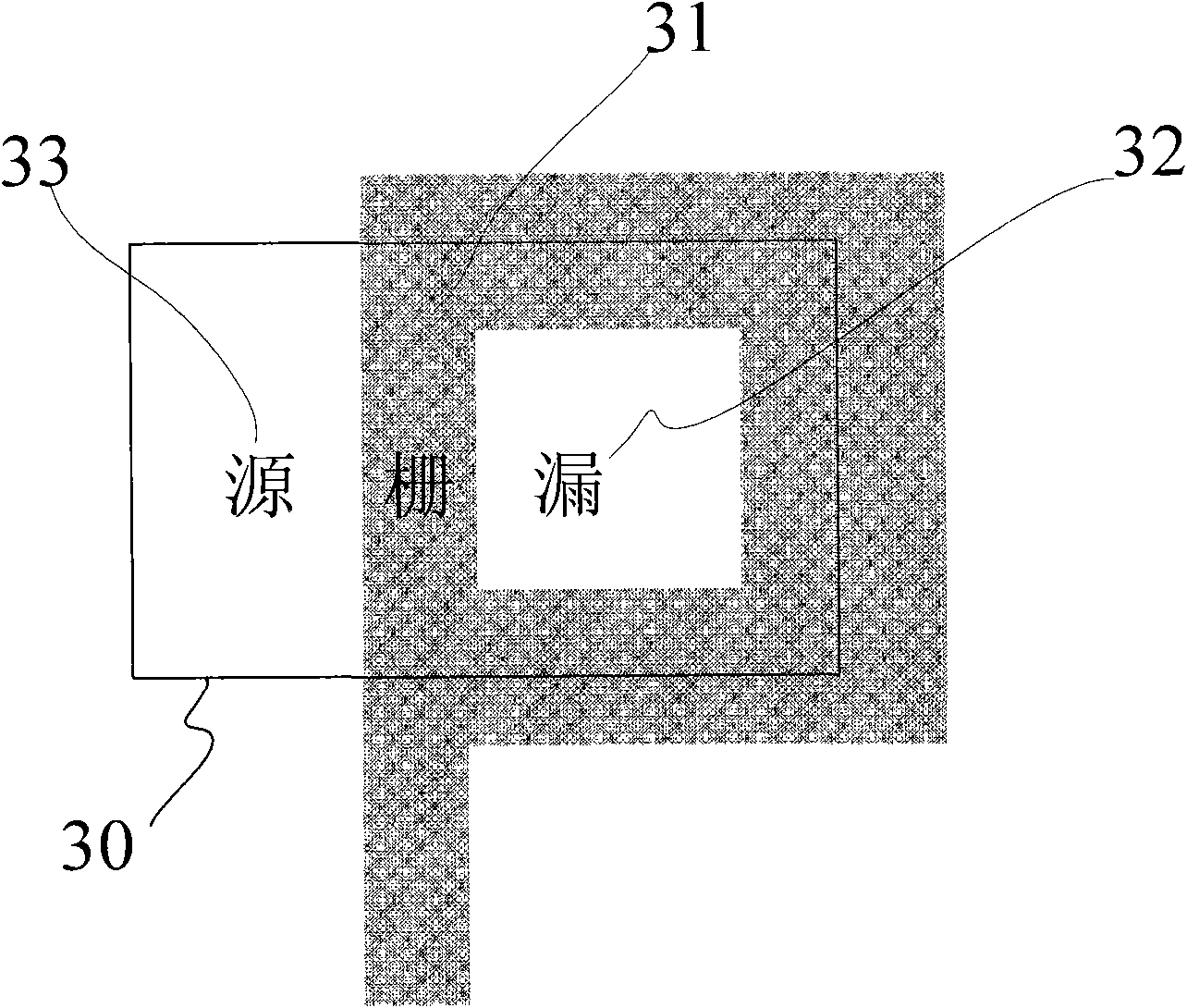 Transistor structure with reinforced total dose radiation resistance