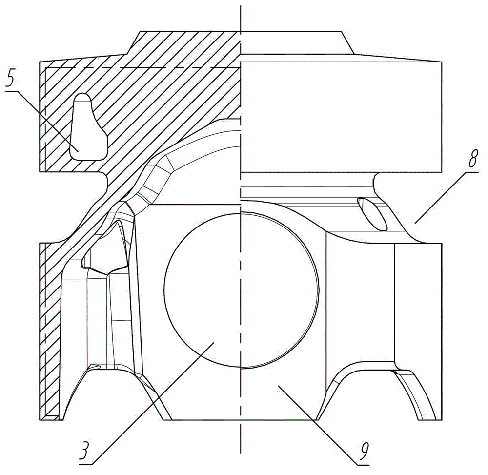 Integrated type cast steel piston and manufacturing method thereof