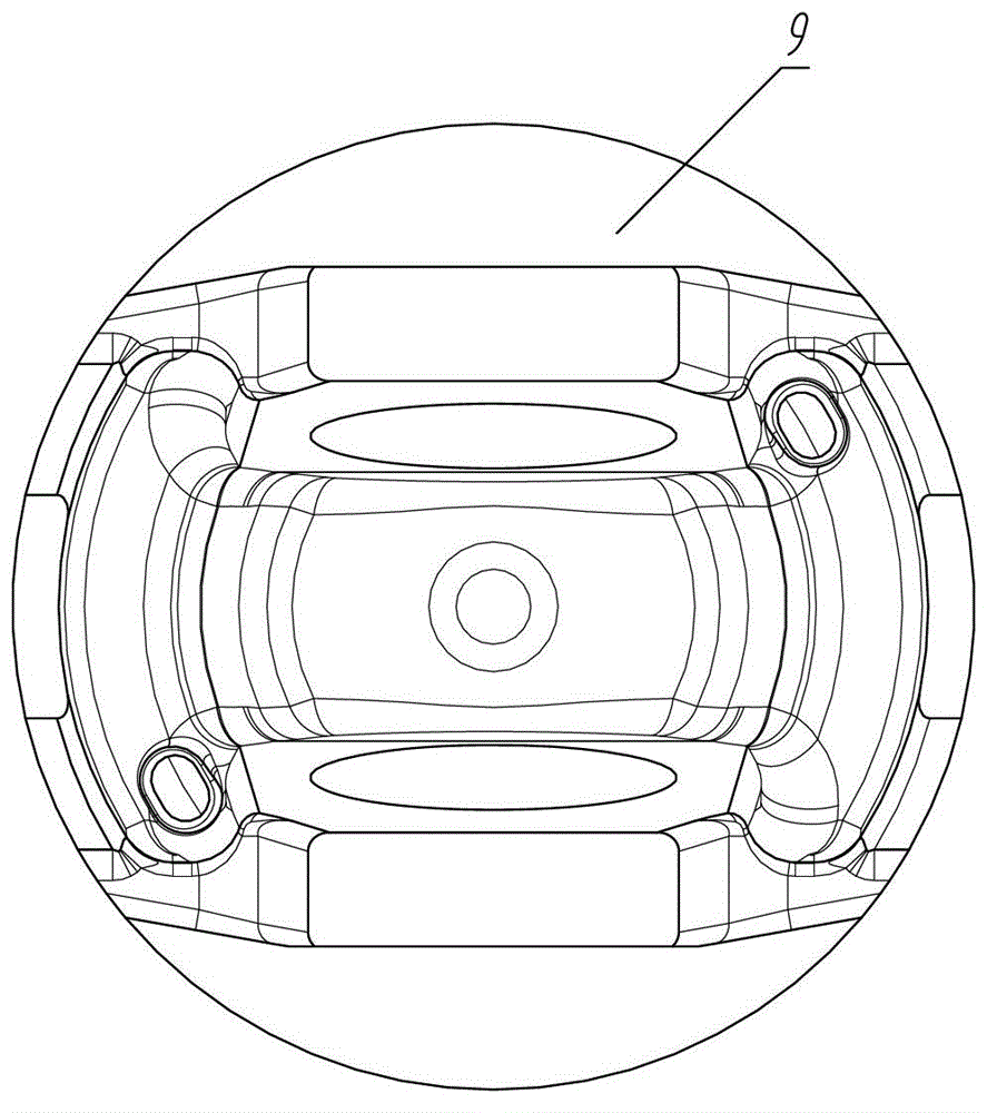 Integrated type cast steel piston and manufacturing method thereof