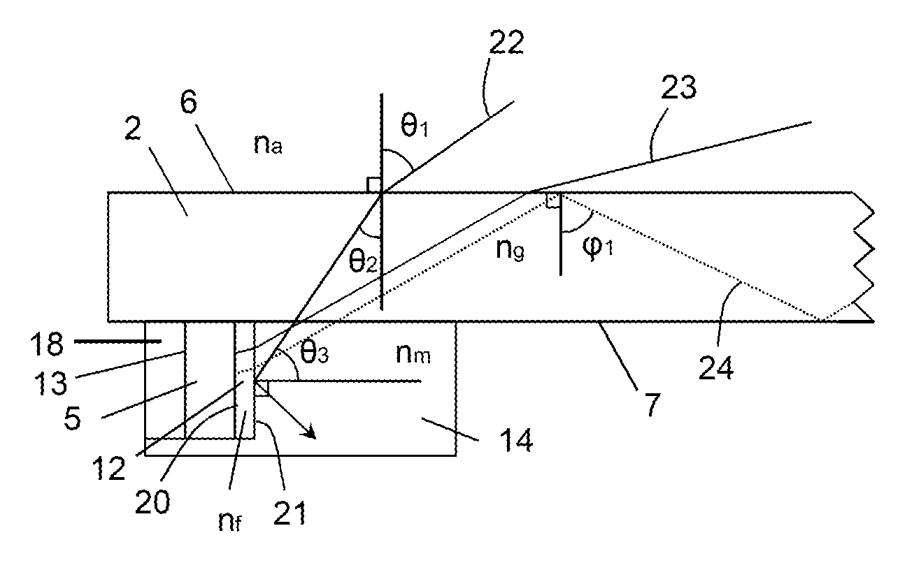 Light out-coupling arrangement and a touch sensitive system comprising the out-coupling arrangement