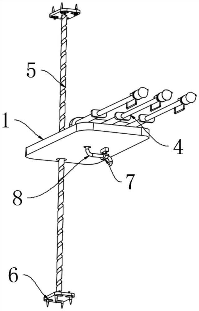 Coal mine gas extraction hole sealing device convenient to adjust