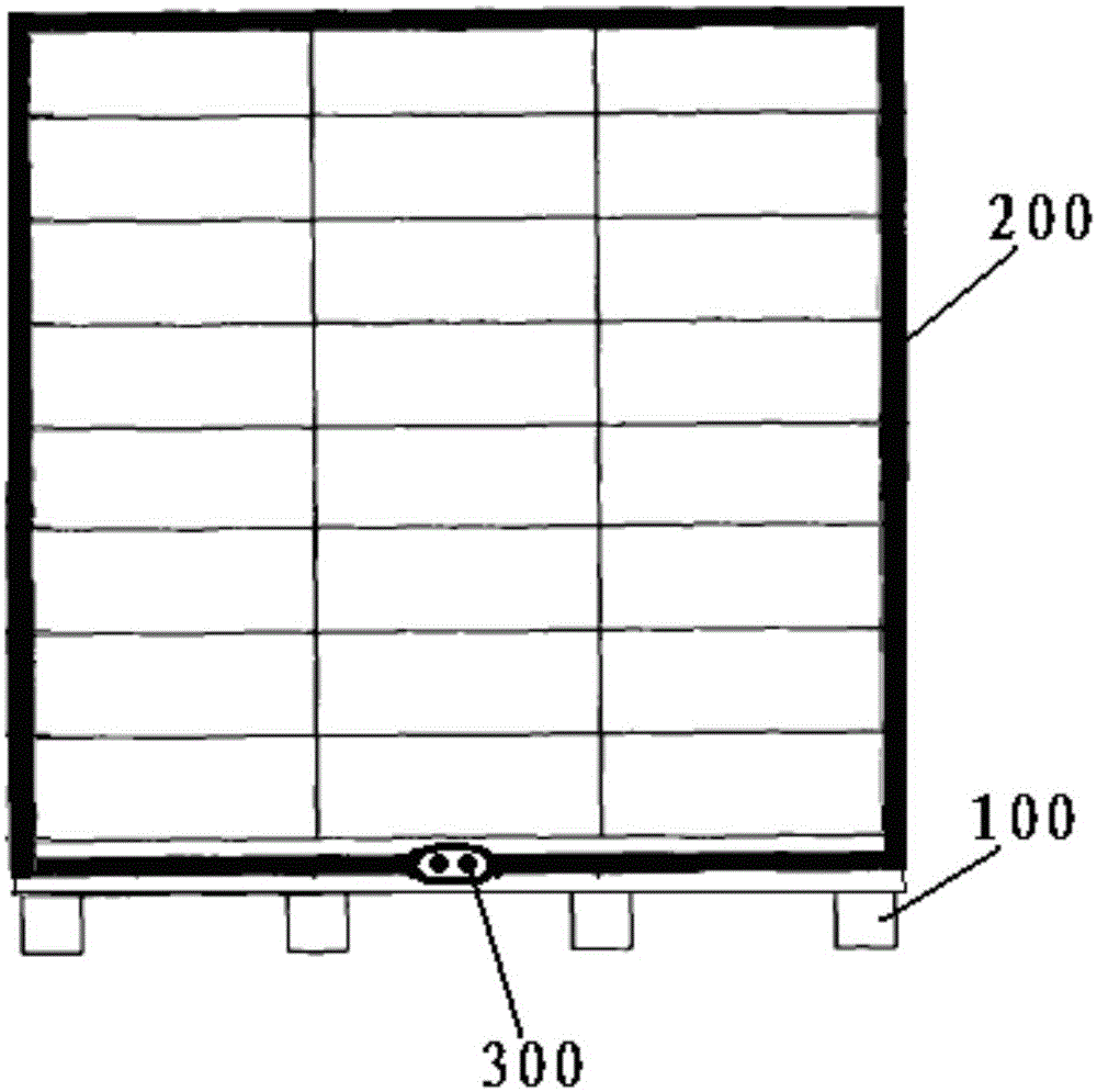 An anti-theft shipping pallet device