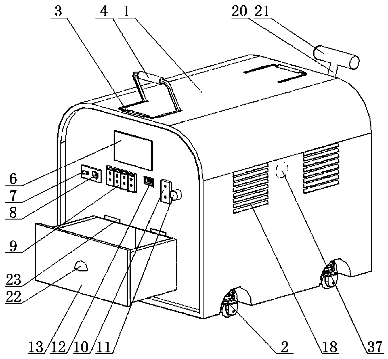 Electrical system detection device and detection system