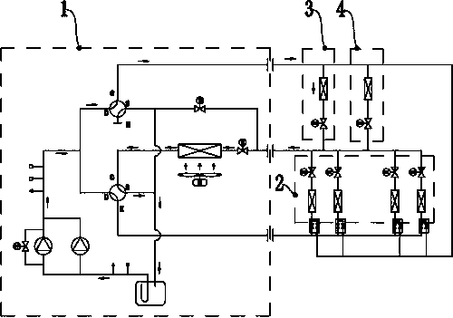 Multifunctional multi-connected air conditioning unit