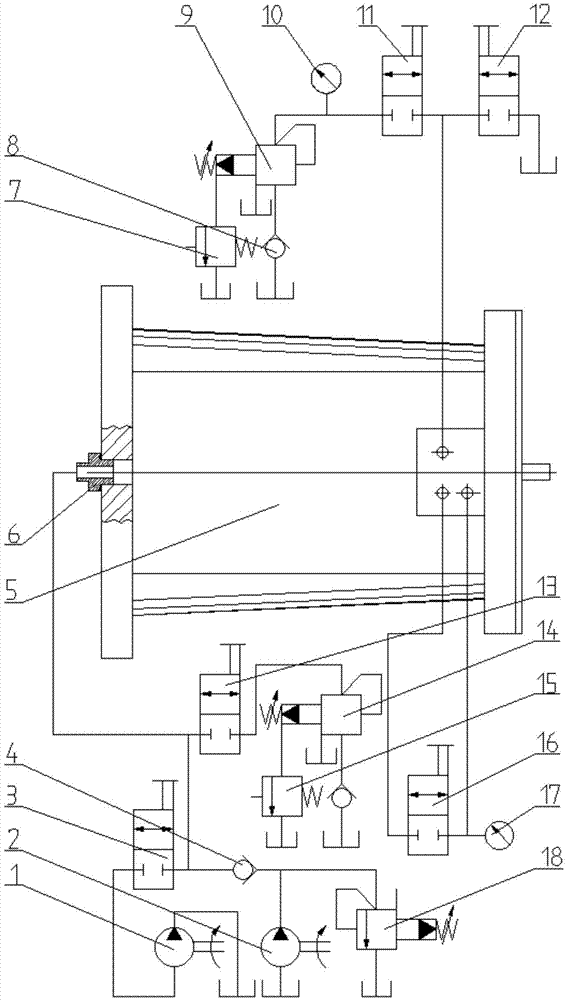 Testing device for hydrostatic pressure