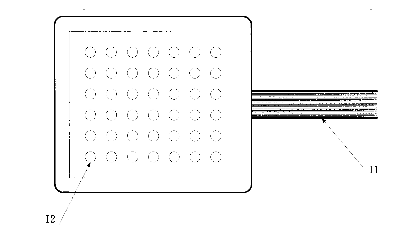 Vehicle occupant type detection device based on film switch technology and use method thereof