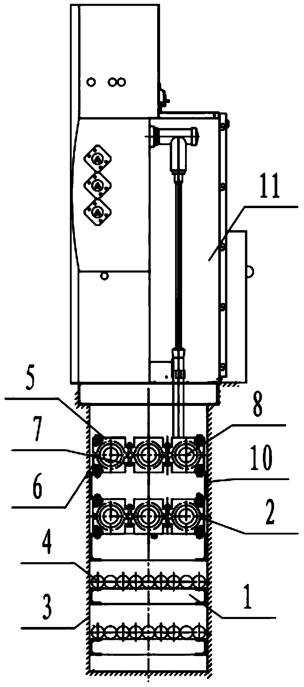 Flexible quick-connection plug supporting device