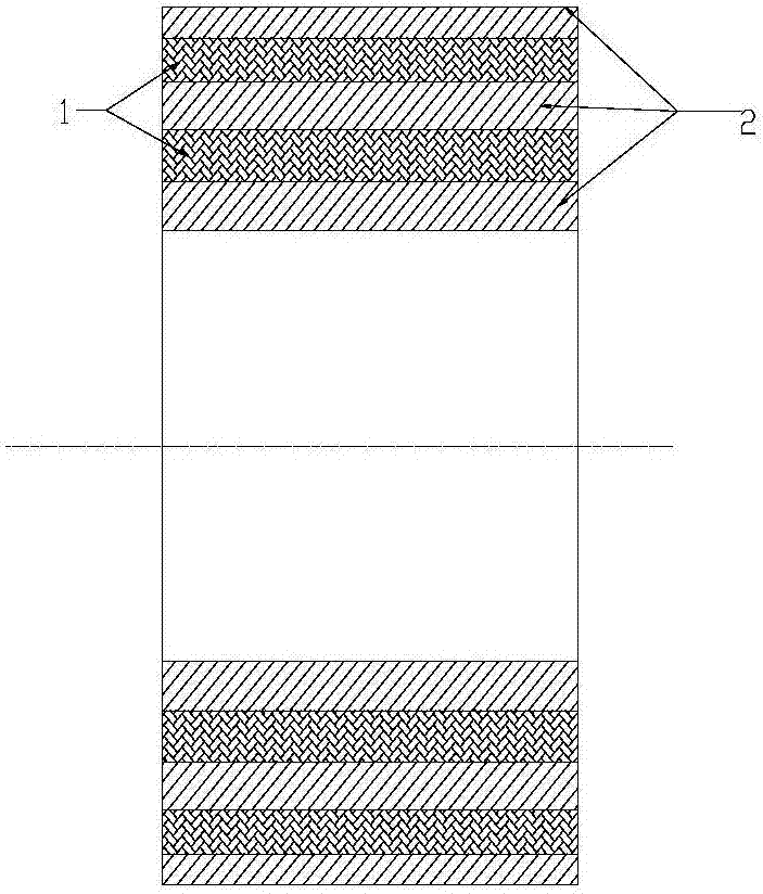 Composite shock-resisting structure and forming method thereof