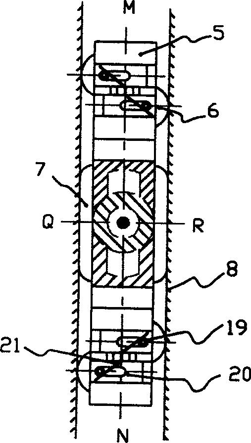 Automatic device in transverse direction for tracking welding line line by floatation force of welding-torch