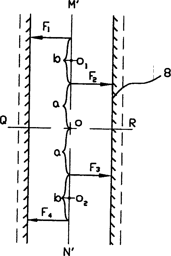 Automatic device in transverse direction for tracking welding line line by floatation force of welding-torch