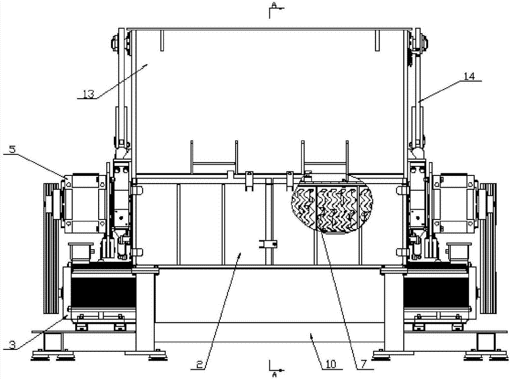 Push shearing type garbage crusher