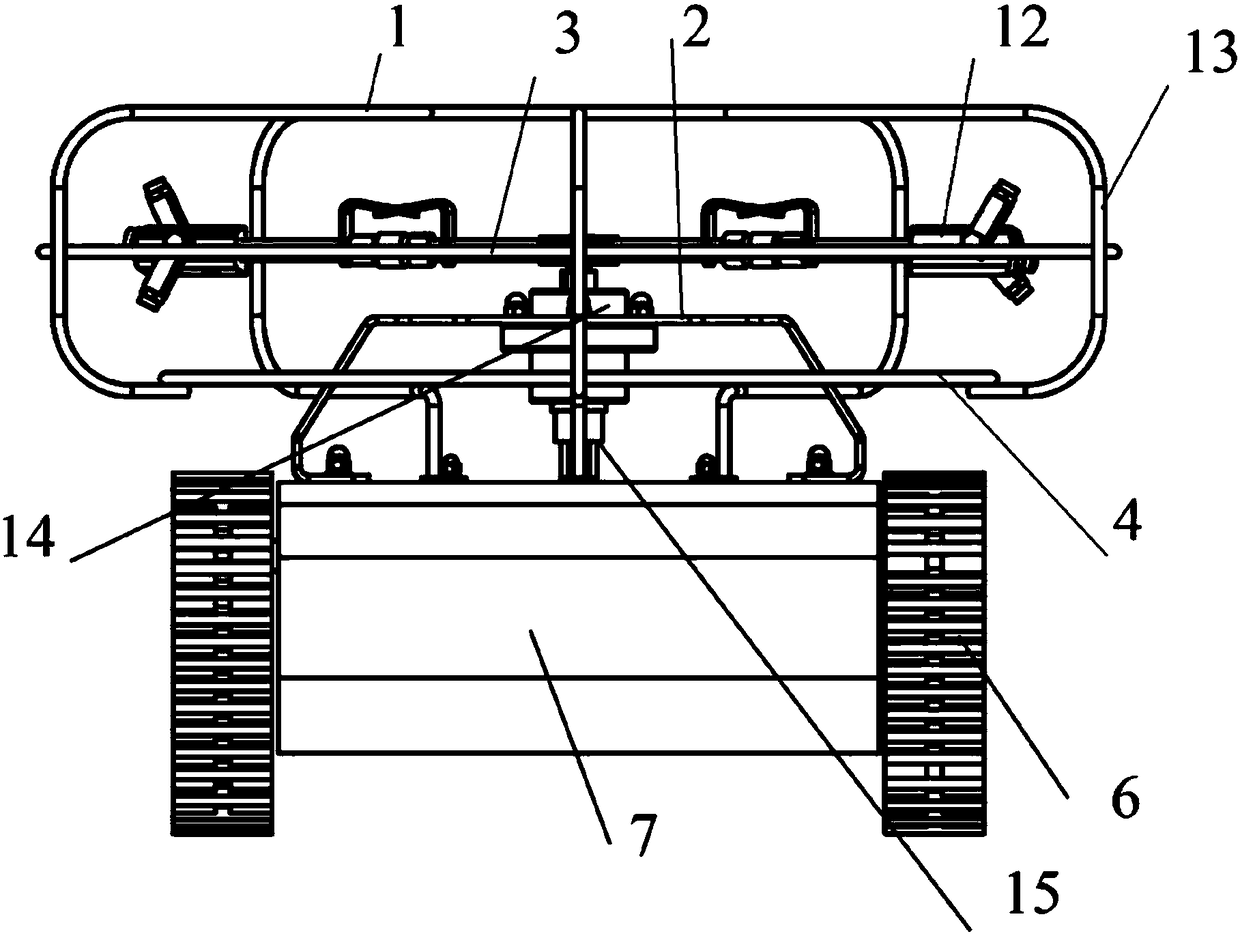 Cleaning robot for livestock transport equipment