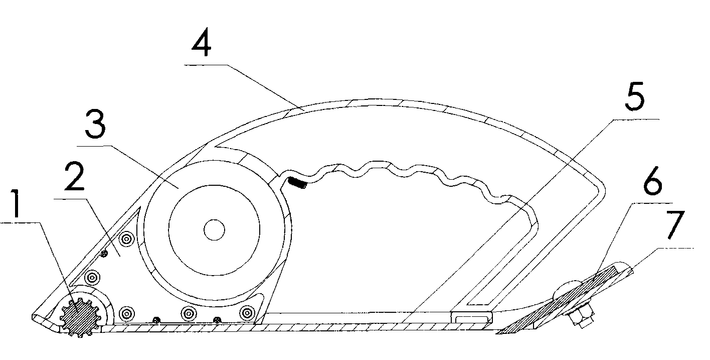 Power-driven wall body beaming machine