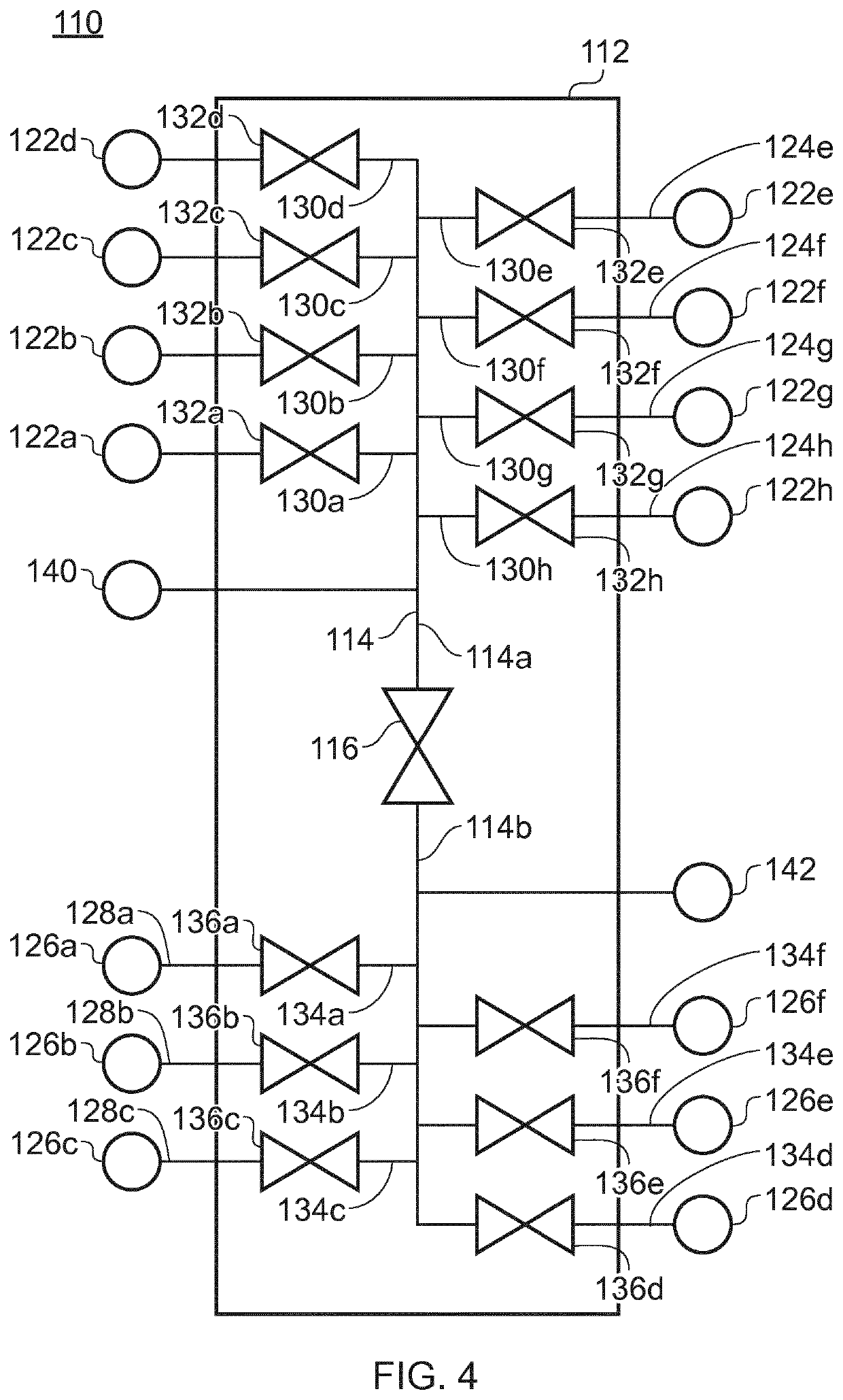 Valve manifolds for simulated moving bed chromatography