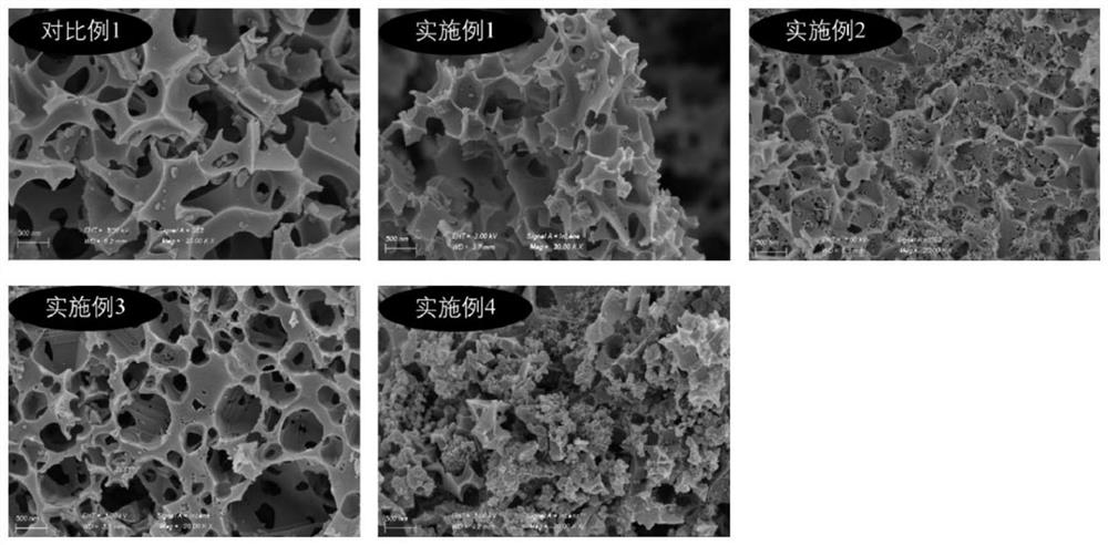 A kind of short-chain quaternary ammonium nitrogen modified mesoporous biochar and its preparation method and application