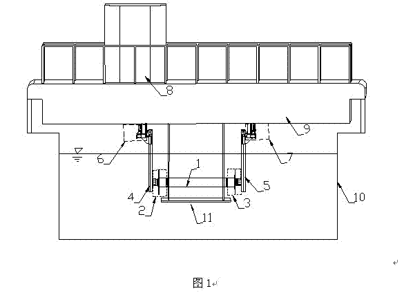 Forced vibration experiment facility for uniform down-flowing incoming flow of deep sea pipeline sectional model