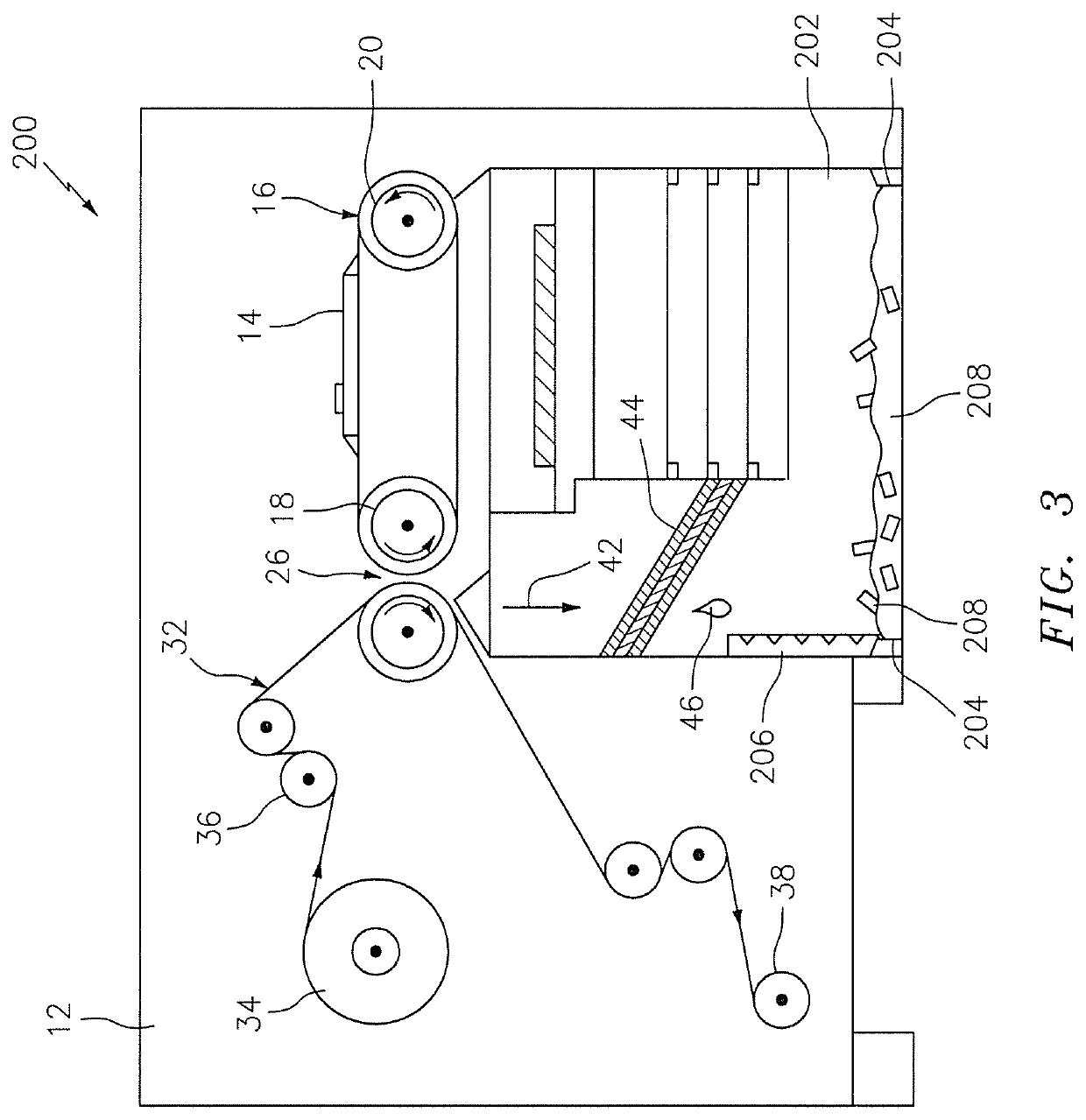 System for thermal development of flexographic printing plates