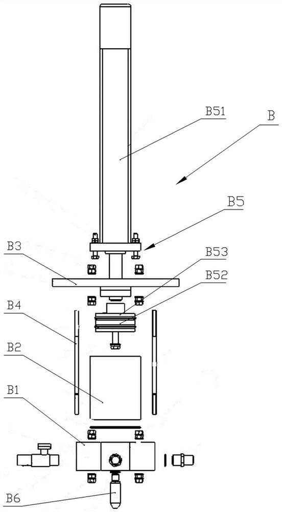 Artificial blood pump in vitro simulated circulatory system