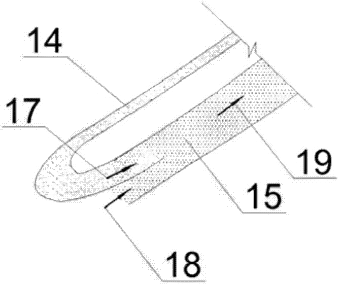 Oscillating water column wave energy utilization gas injection artificial upwelling device with floating breakwater function and method