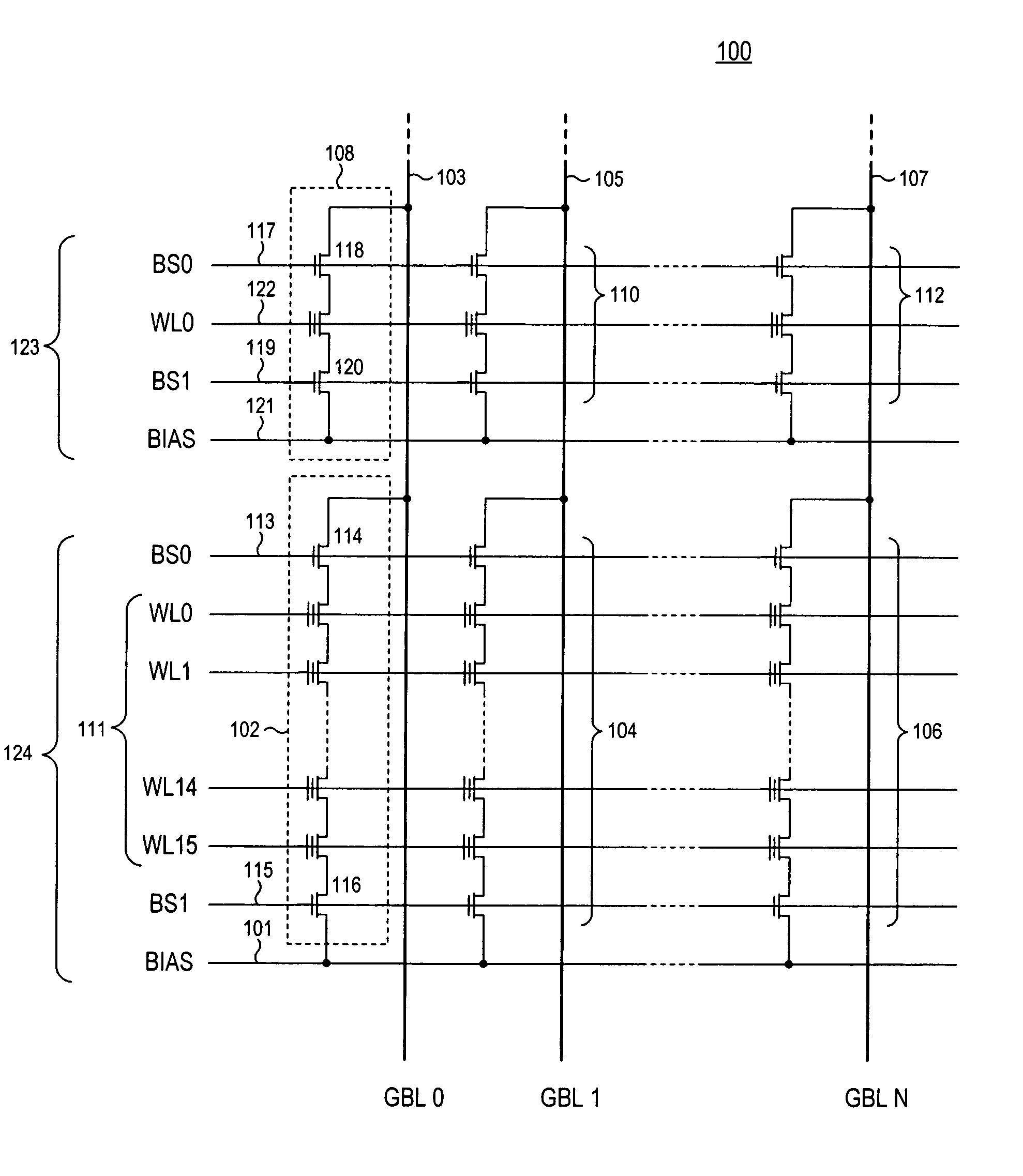 Integrated circuit including memory array incorporating multiple types of NAND string structures