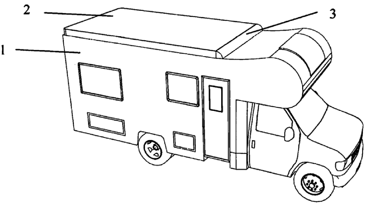 Recreational vehicle roof tent