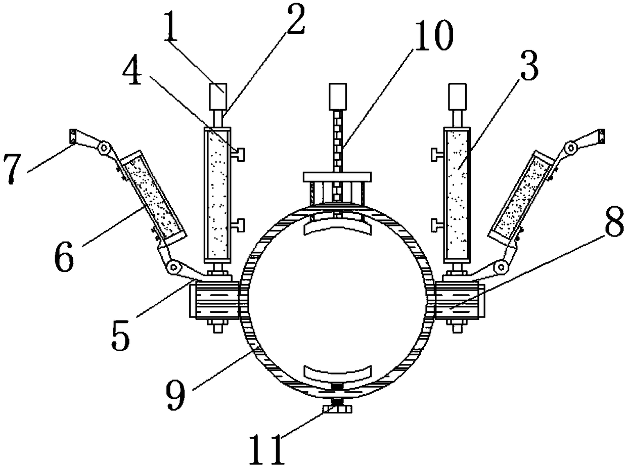 Anti-seismic supporting and lifting frame better in effect