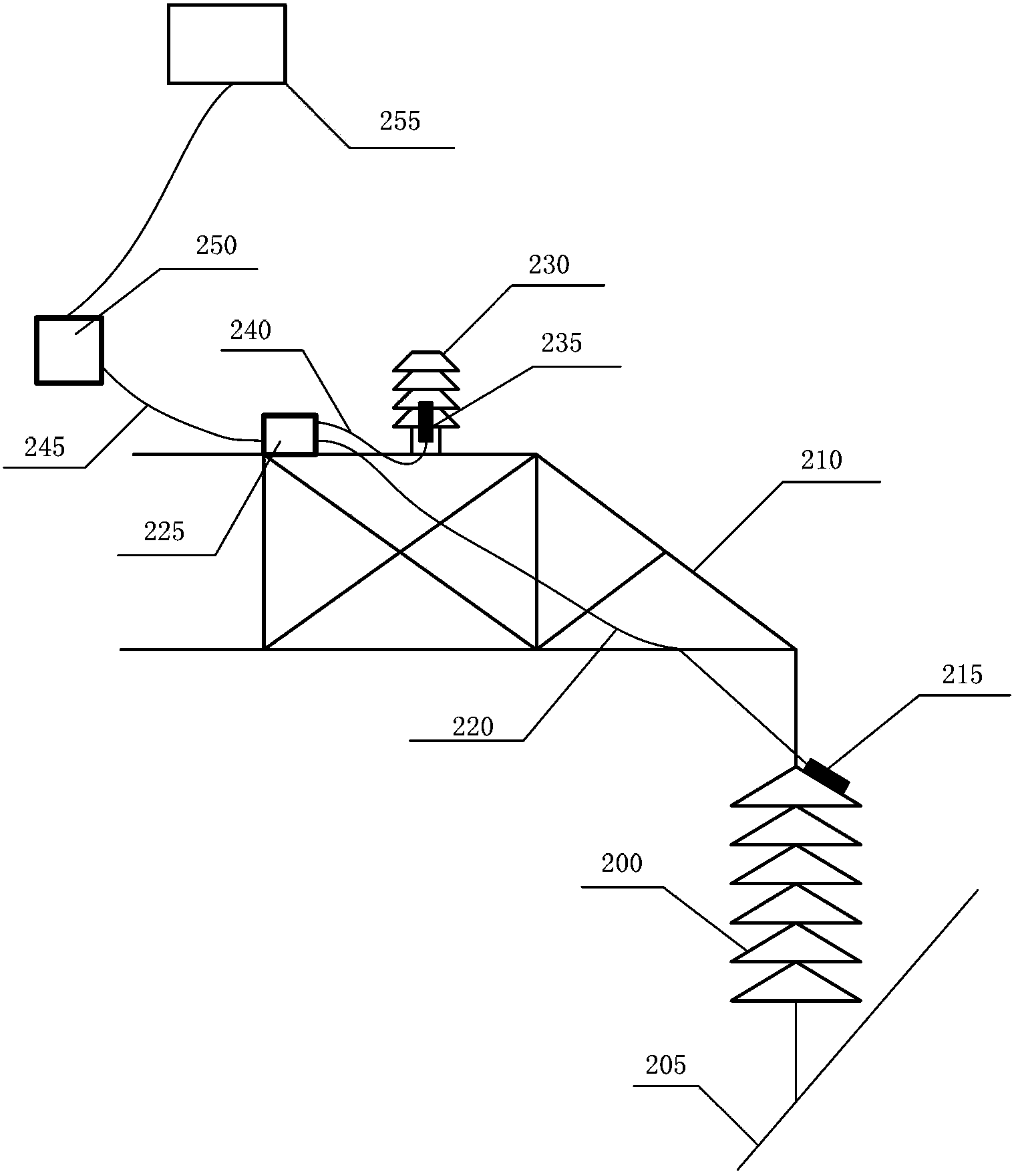 System and method for online monitoring filth of fiber bragg grating transmission line